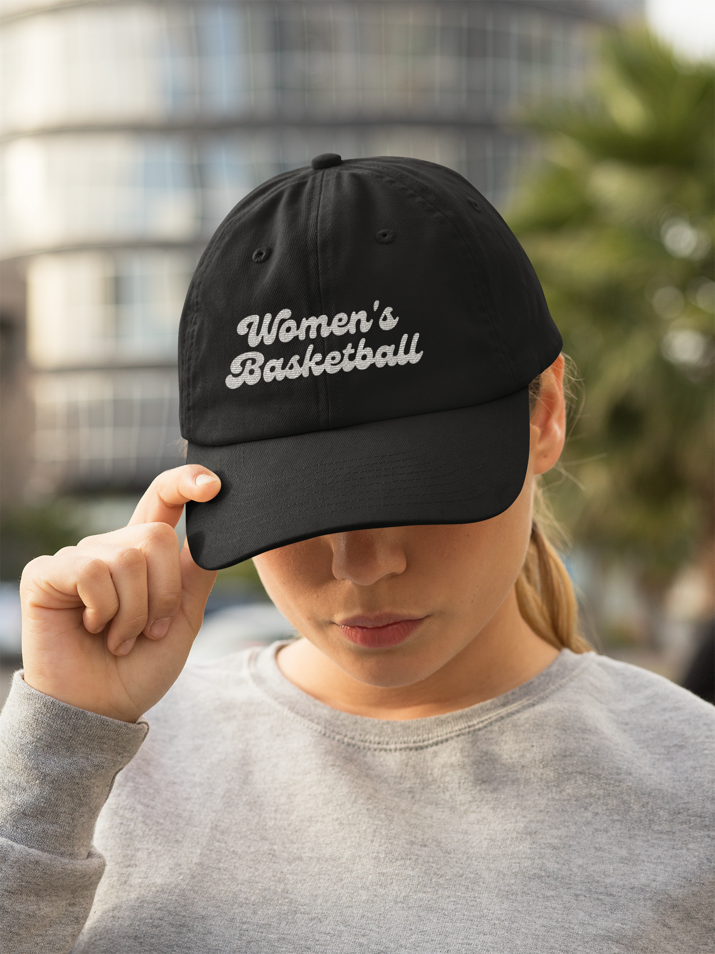 (Love &) Women's Basketball Dad Hat - Black