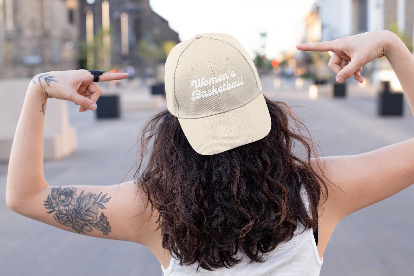 (Love &) Women's Basketball Dad Hat - Khaki
